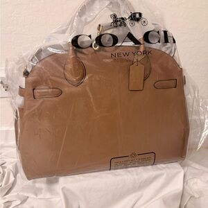 Coach Women's Soft Empire Carryall Bag 48 Brass/Honey Brown